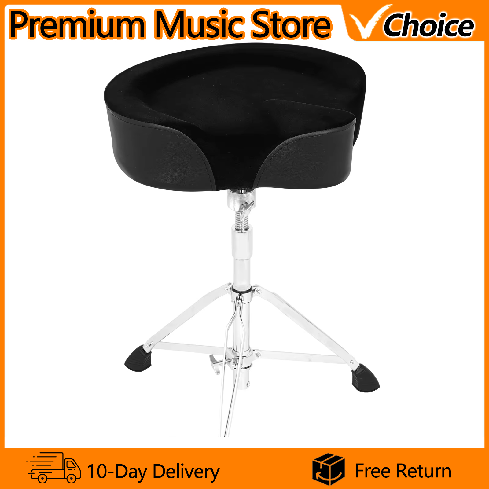 Drum Throne Adjustable - Taburete de tambor Universal, asiento de