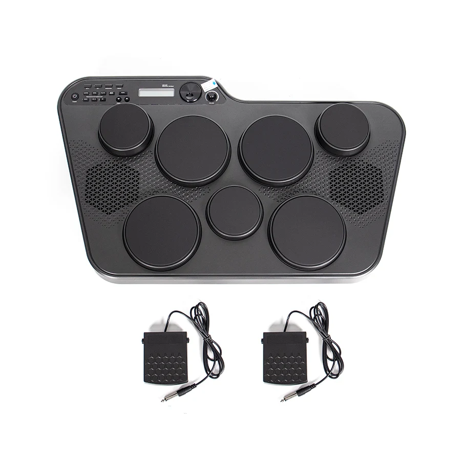 Electronic Drum Kit For Kids - Batería Electrónica Portátil de Silicona Sensible,