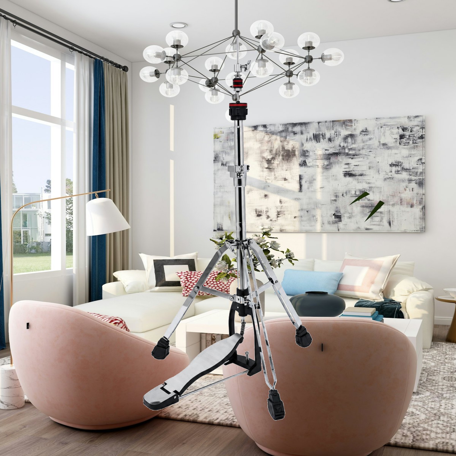 Electronic Drum Rack Stand - Soporte de platillo Hi Hat con