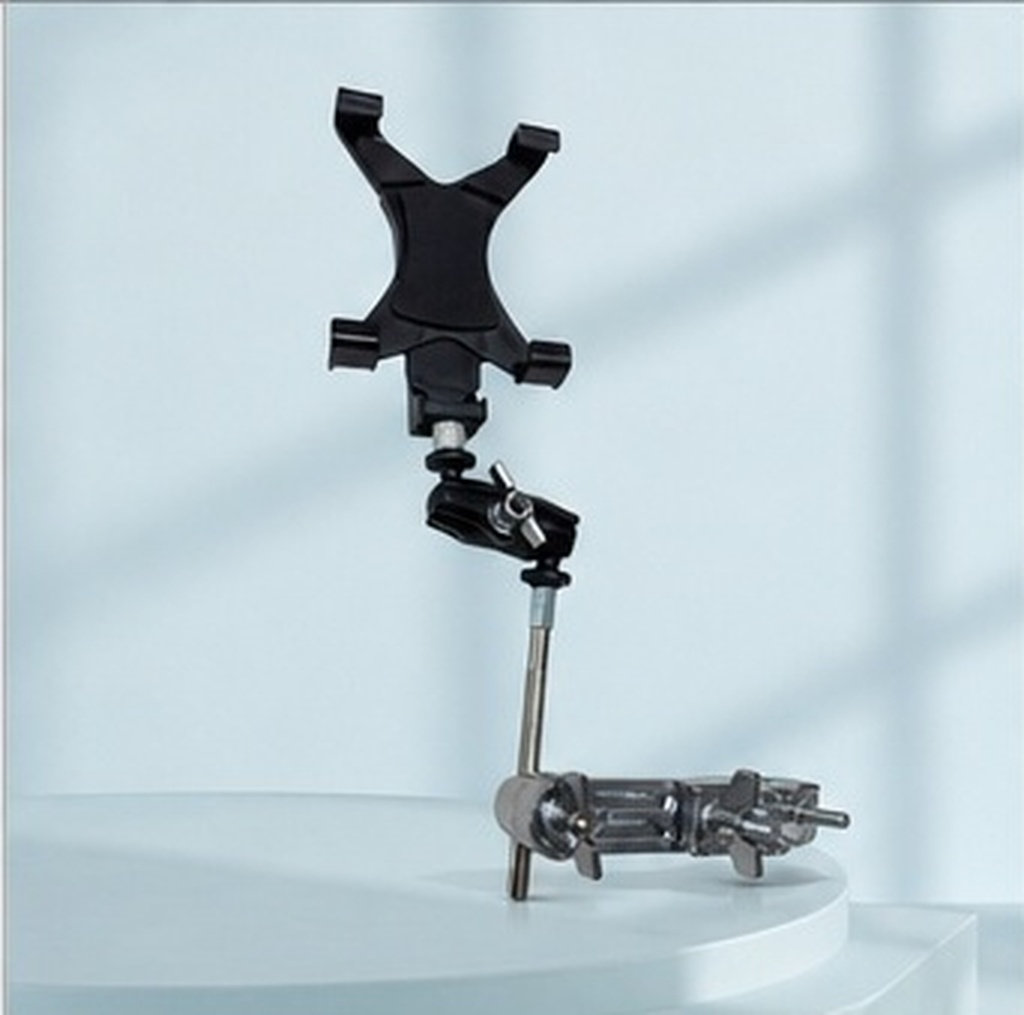 Electronic Drum Rack Stand - Soporte para tabletas de batería, abrazadera