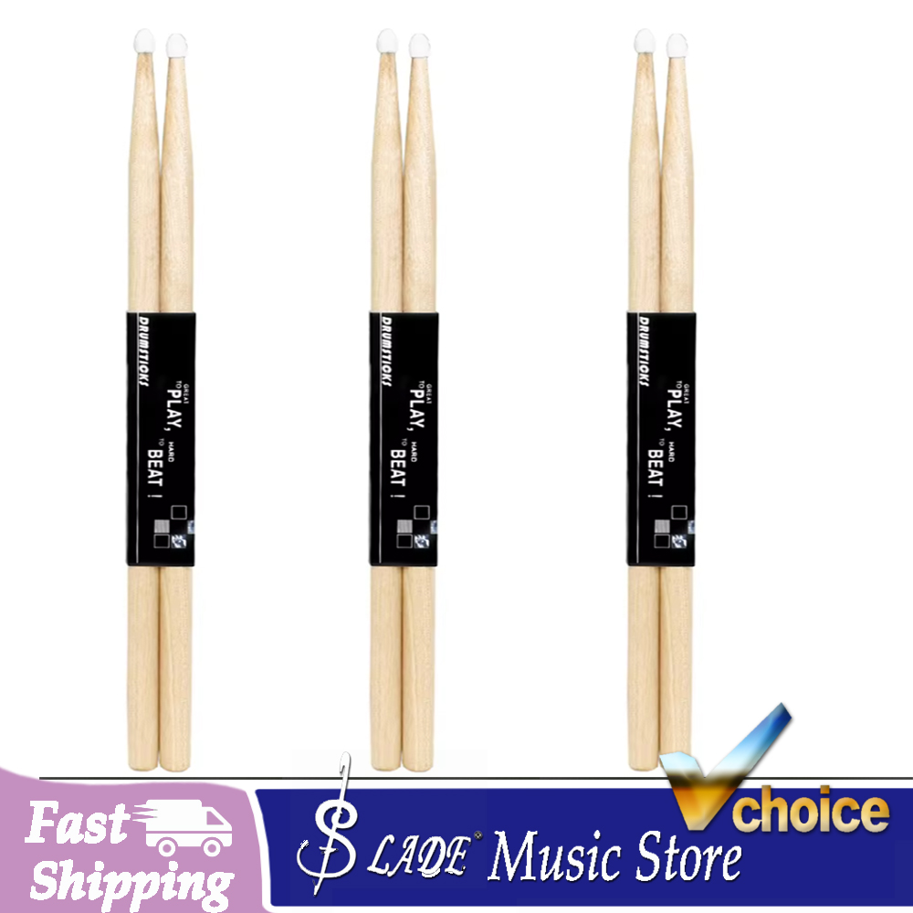 Drumsticks 5A Maple - IRIN 1/5/10 pares 5A/7A baquetas de