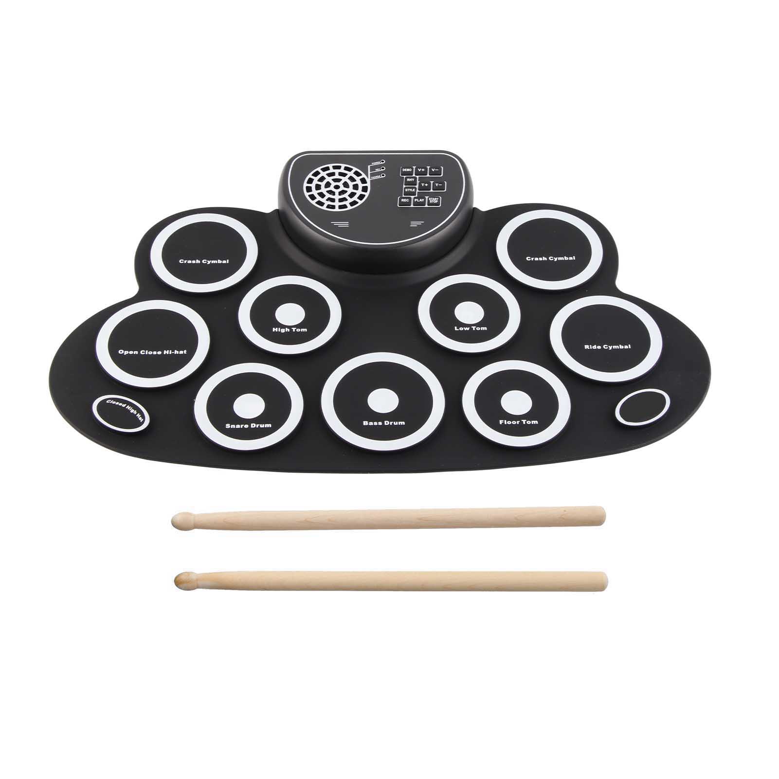 Batería electrónica con altavo - Electronic Drum Set Roll Up reseña y precio