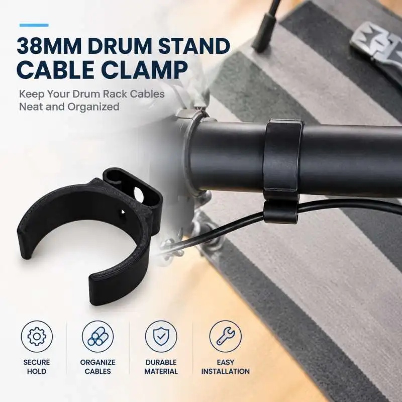 Clip para cables de batería el - Electronic Drum Rack Stand reseña y precio