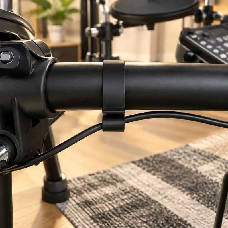 Clip para cables de batería el - Electronic Drum Rack Stand reseña y precio