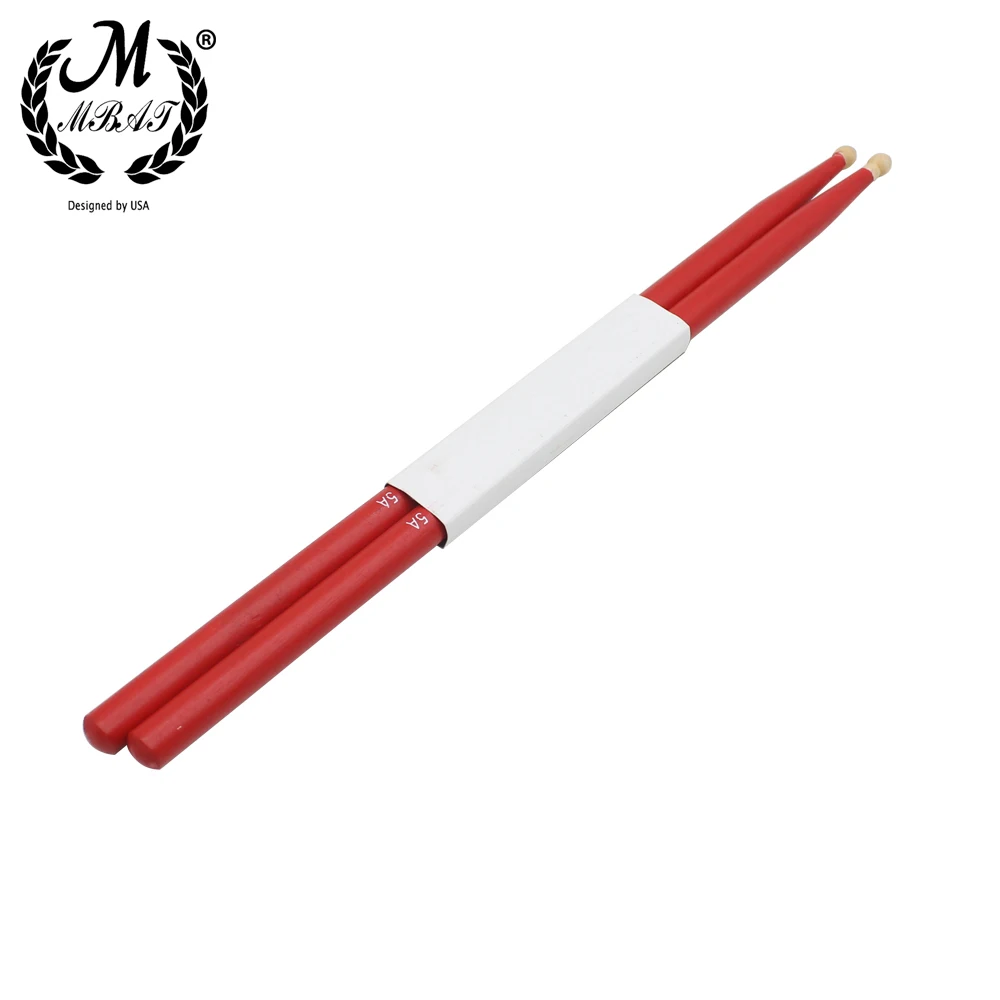 M MBAT-palos de tambor de Arce - Drumsticks 5A Maple reseña y precio