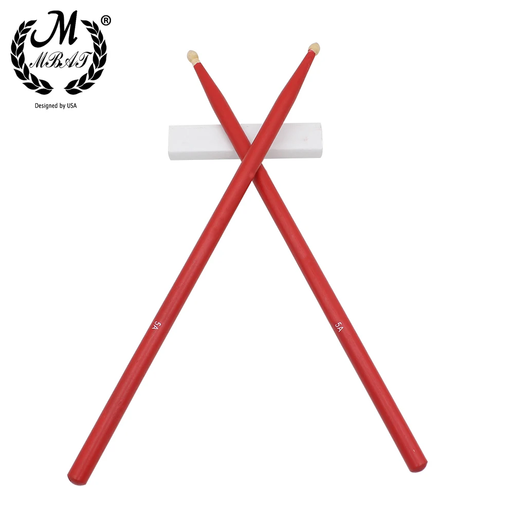 M MBAT-palos de tambor de Arce - Drumsticks 5A Maple reseña y precio