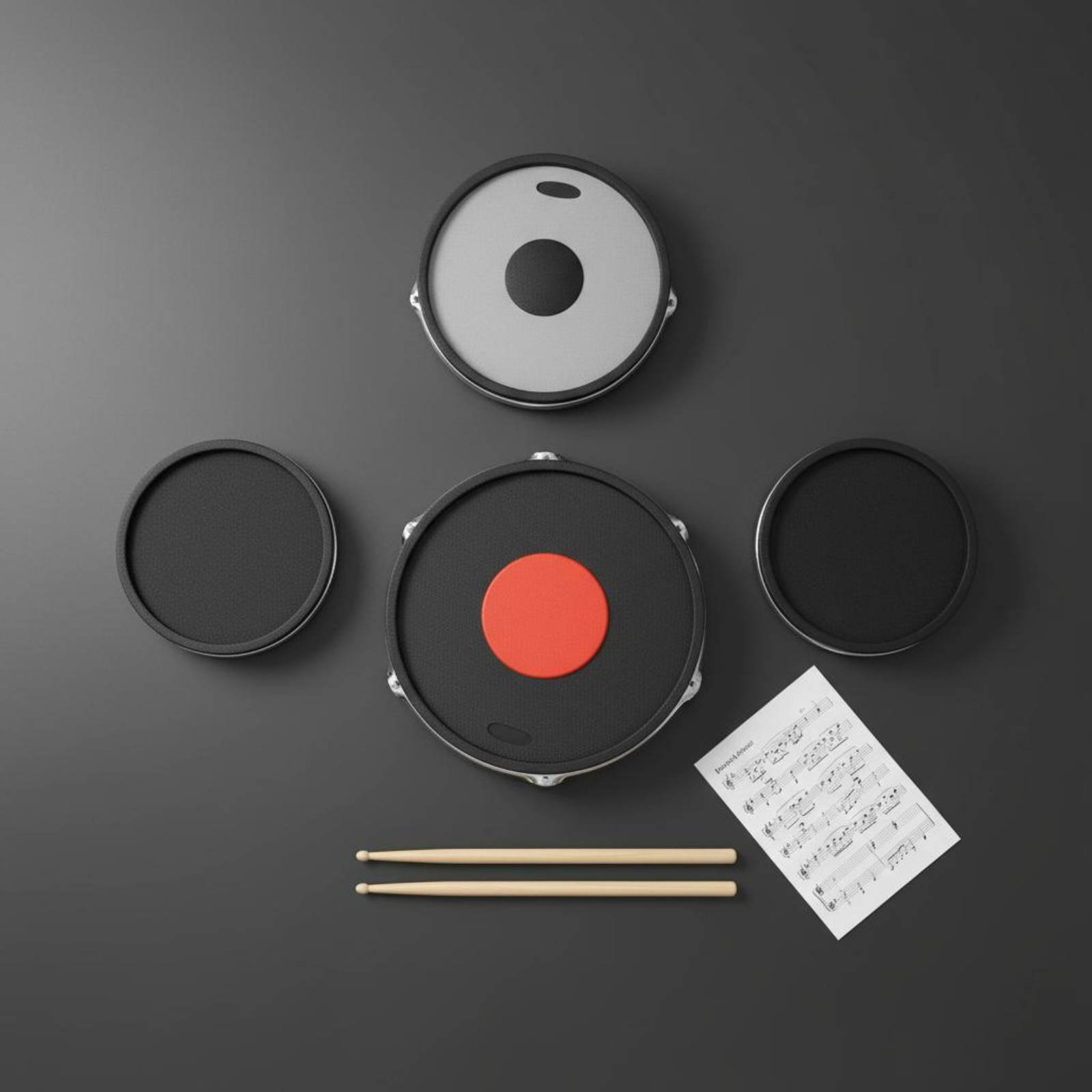 Silenciadores de Tambor y Plat - Drum Practice Pad reseña y precio