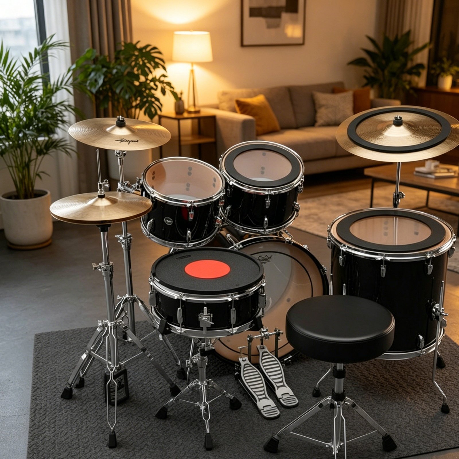 Silenciadores de Tambor y Plat - Drum Practice Pad reseña y precio