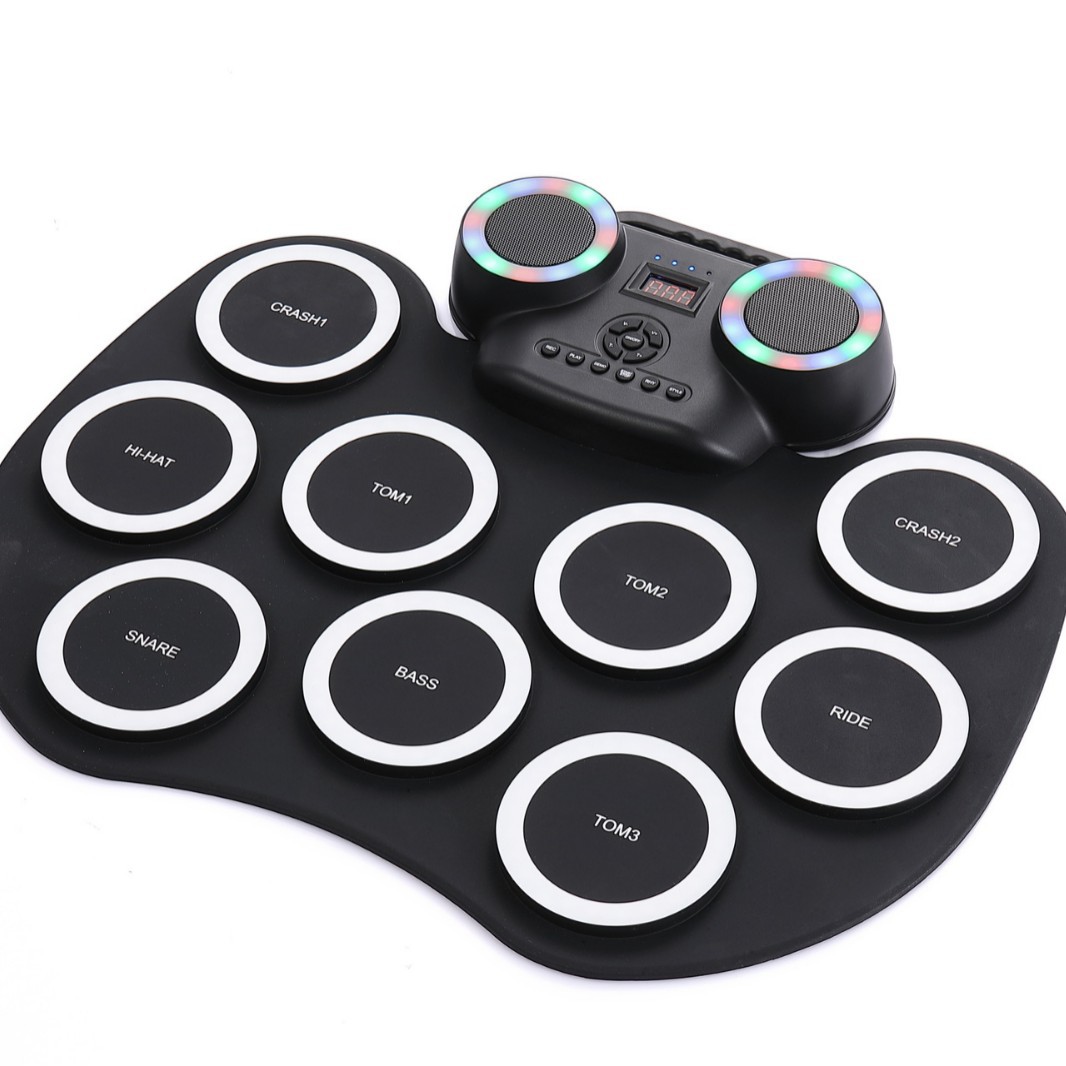 Batería electrónica portátil e - Electronic Drum Set Roll Up reseña y precio