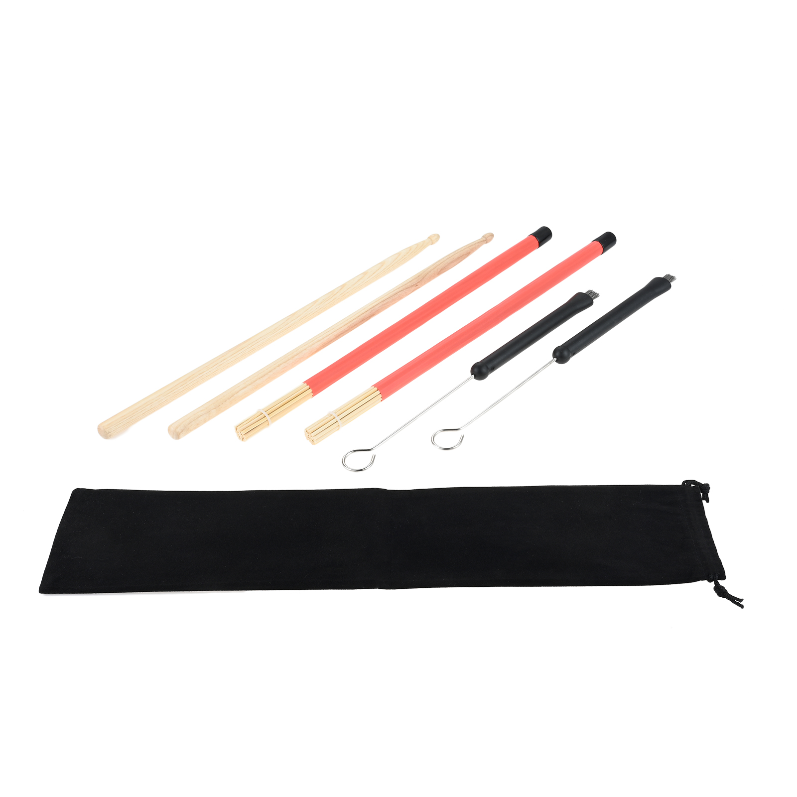 Juego de cepillos para batería - Drumsticks 5A Maple reseña y precio
