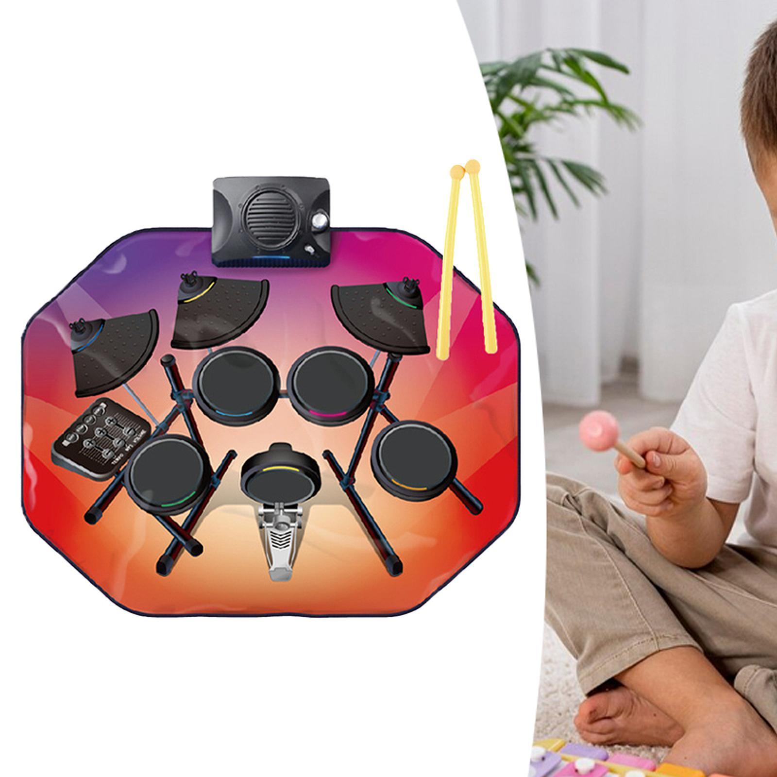 Batería de práctica enrollable - Electronic Drum Set Roll Up reseña y precio