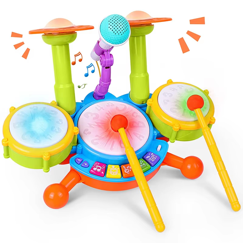 Set de batería para niños pequ - Electronic Drum Kit For Kids reseña y precio