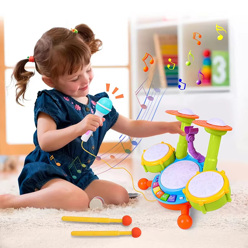 Set de batería para niños pequ - Electronic Drum Kit For Kids reseña y precio