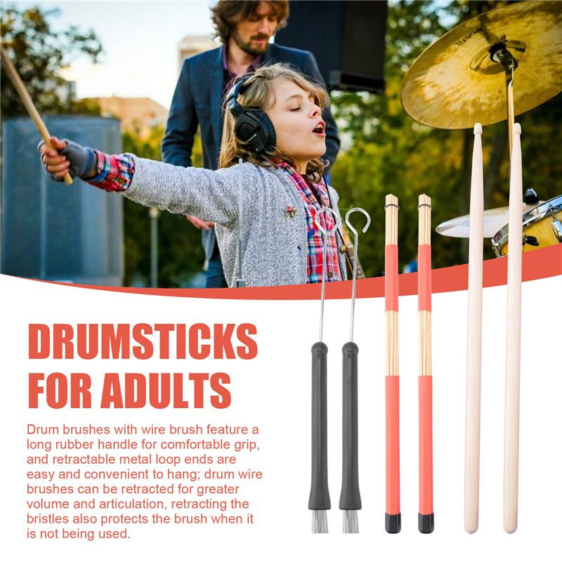 Juego de baquetas, baquetas de - Drumsticks 5A Maple reseña y precio