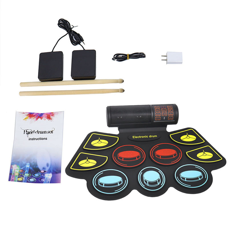Batería electrónica de gel de  - Electronic Drum Set Roll Up reseña y precio