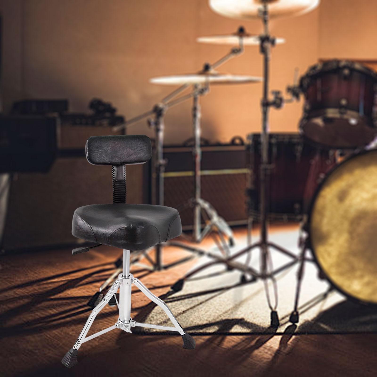Silla de Batería con Respaldo, - Drum Throne Adjustable reseña y precio