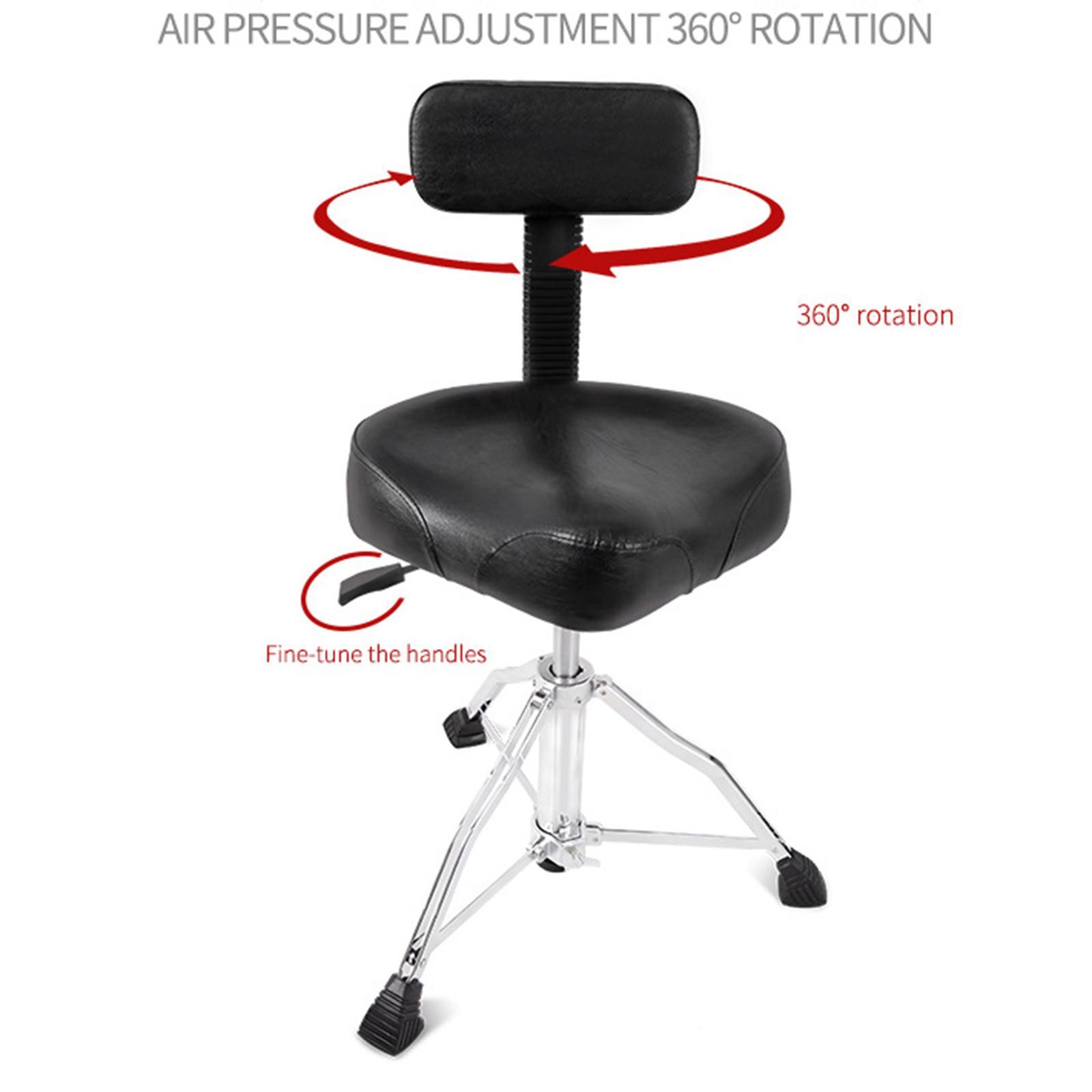 Silla de Batería con Respaldo, - Drum Throne Adjustable reseña y precio