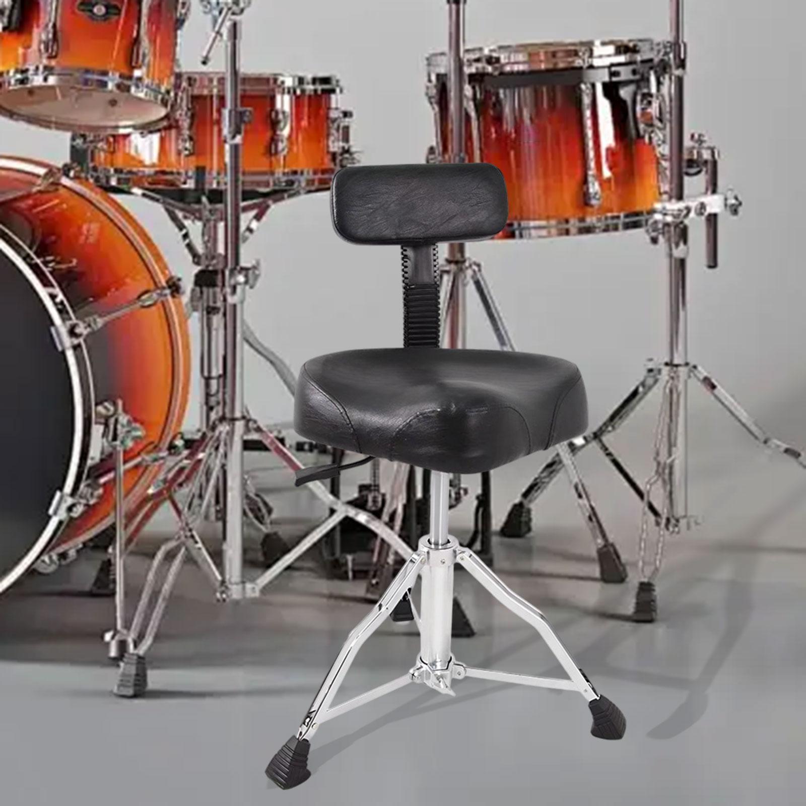 Silla de Batería con Respaldo, - Drum Throne Adjustable reseña y precio
