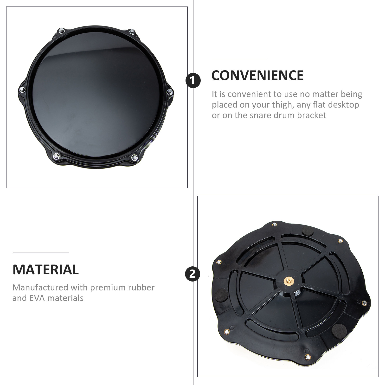 Almohadilla de Práctica de Bat - Drum Practice Pad reseña y precio