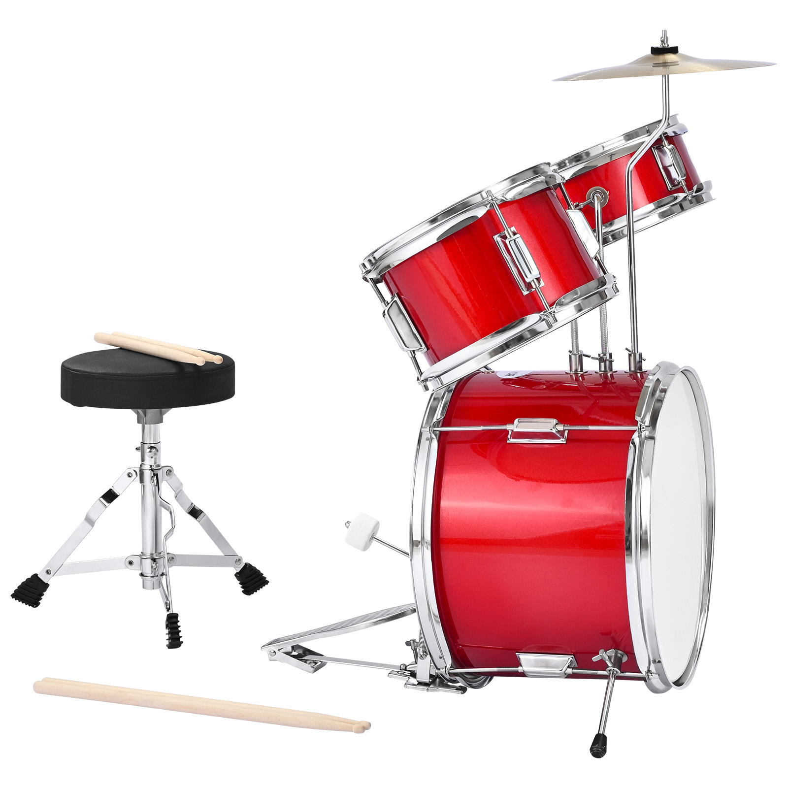 Set de batería para niños, set - Drum Throne Adjustable reseña y precio
