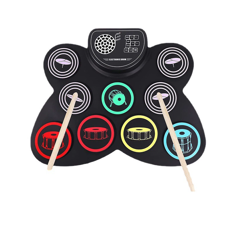 Colorido Kit de Batería Electr - Electronic Drum Kit For Kids reseña y precio