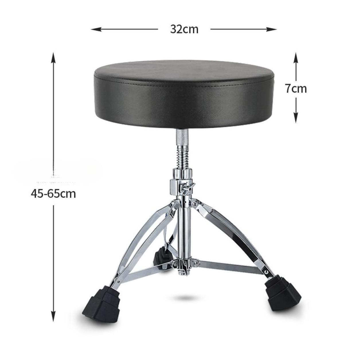 Silla de Baterista con Base de - Drum Throne Adjustable reseña y precio