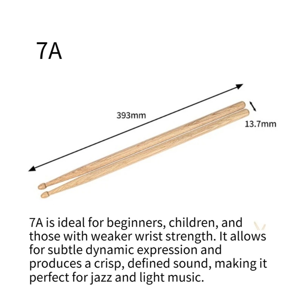 1 Par de Baquetas de Arce 5A,  - Drumsticks 5A Maple reseña y precio