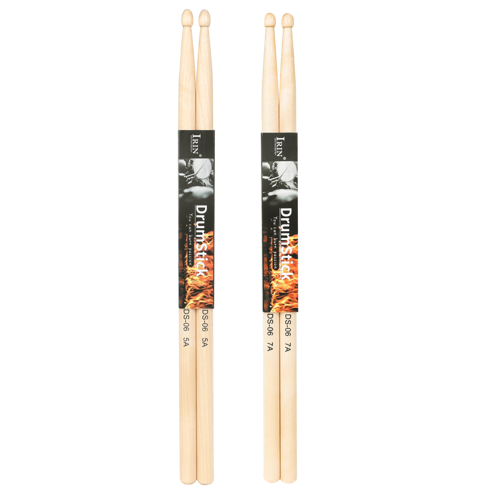 Baquetas de jazz IRIN Maple 7A - Drumsticks 5A Maple reseña y precio