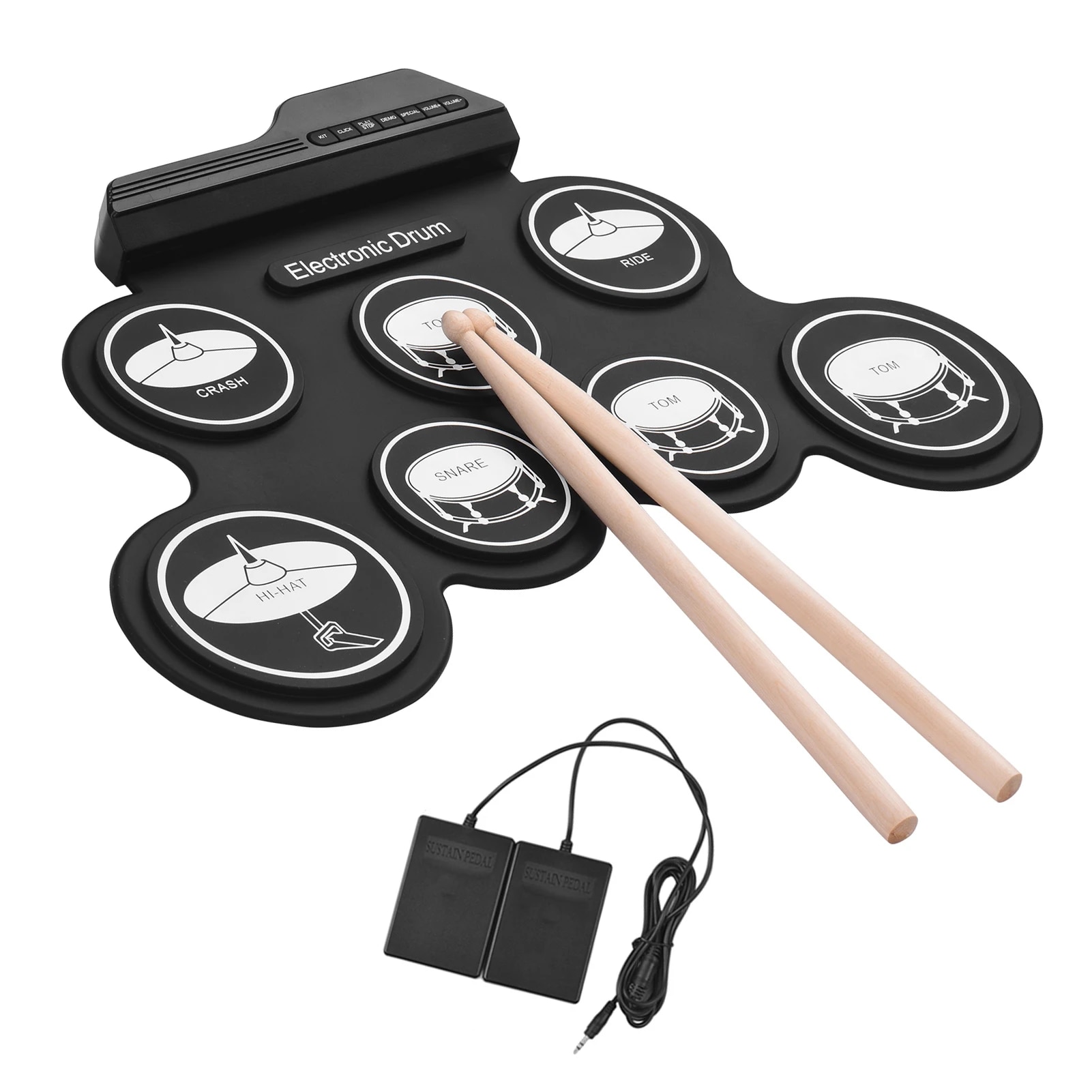 Juego de tambores electrónicos - Electronic Drum Kit For Kids reseña y precio