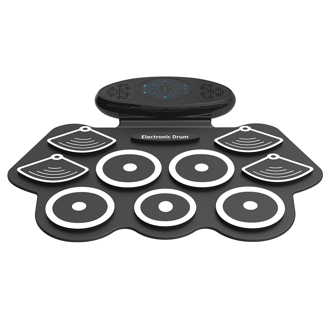 Batería electrónica portátil e - Electronic Drum Set Roll Up reseña y precio