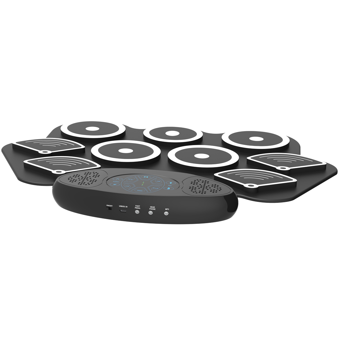 Batería electrónica portátil e - Electronic Drum Set Roll Up reseña y precio