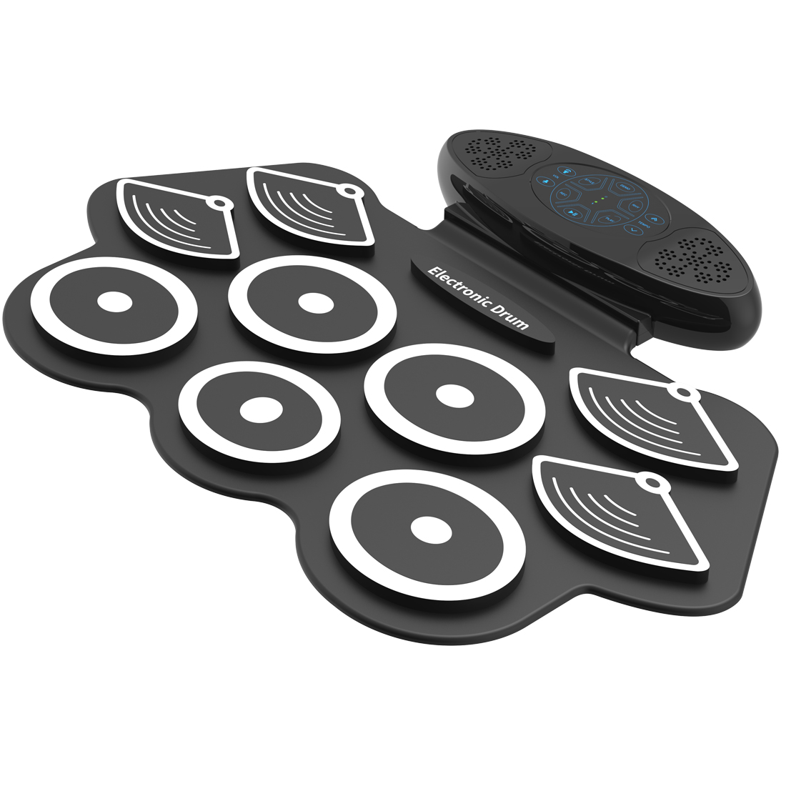 Batería electrónica portátil e - Electronic Drum Set Roll Up reseña y precio