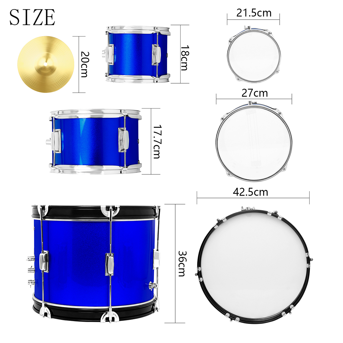 SALDE: set de batería completo - Drum Throne Adjustable reseña y precio