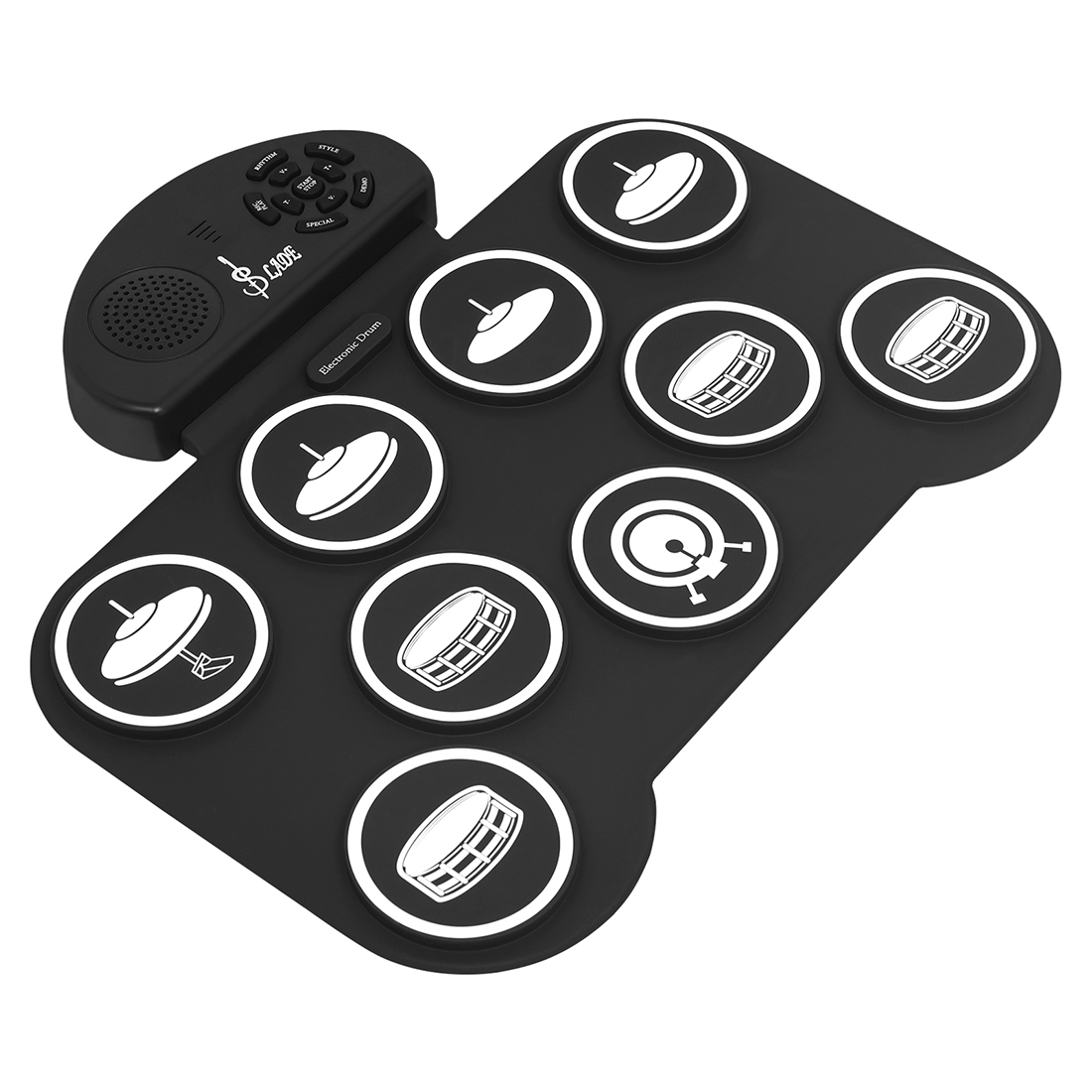 Kit de Batería Electrónica Ple - Drum Practice Pad reseña y precio