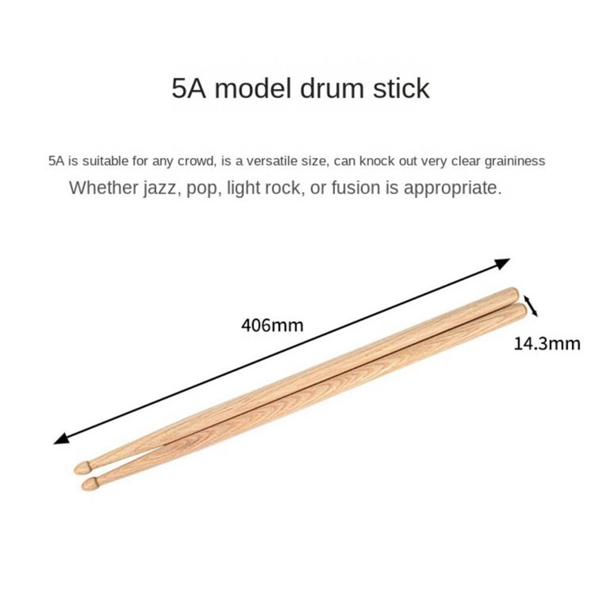 Baquetas de madera clásicas, t - Drumsticks 5A Maple reseña y precio