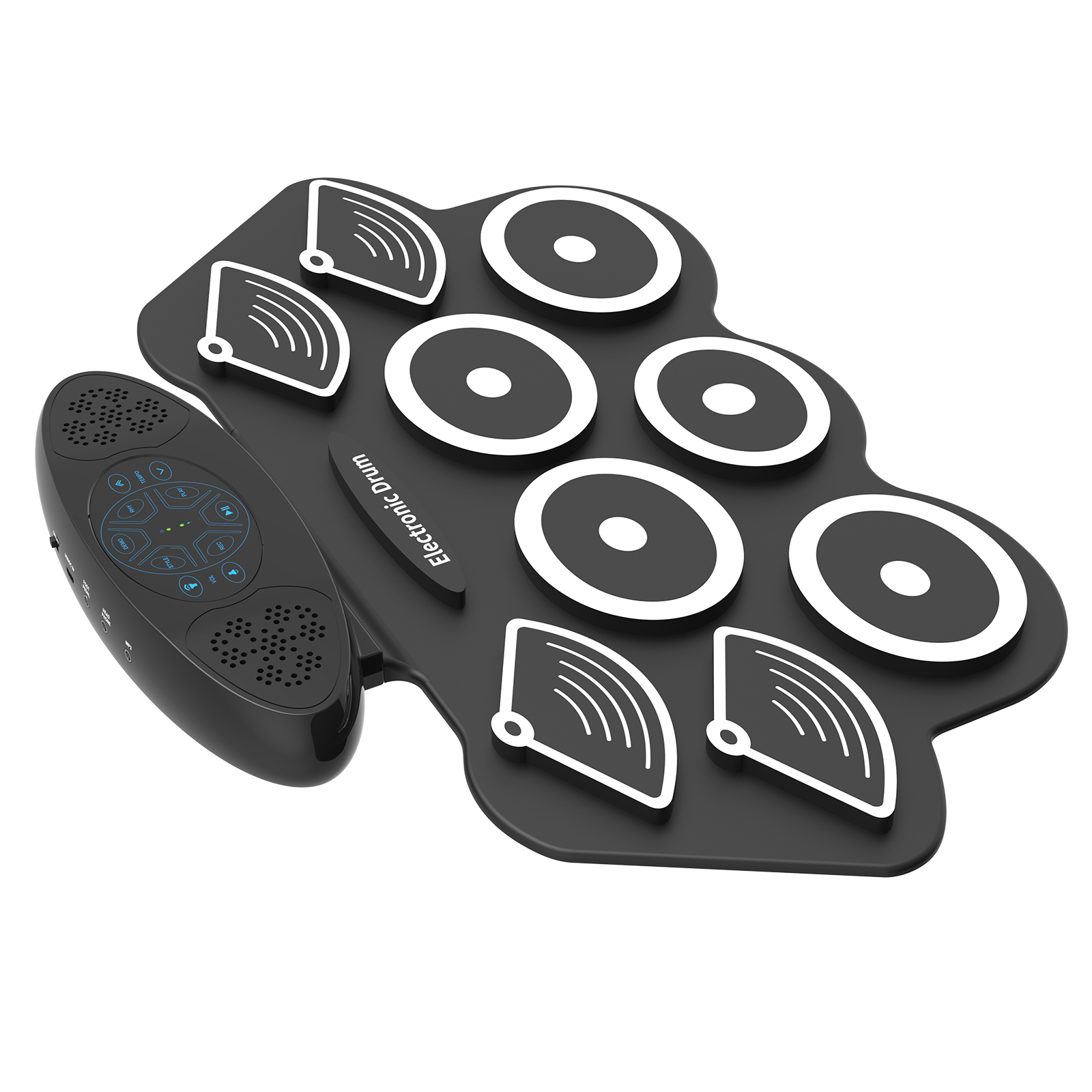 Batería Electrónica IRIN de 9  - Electronic Drum Set Roll Up reseña y precio