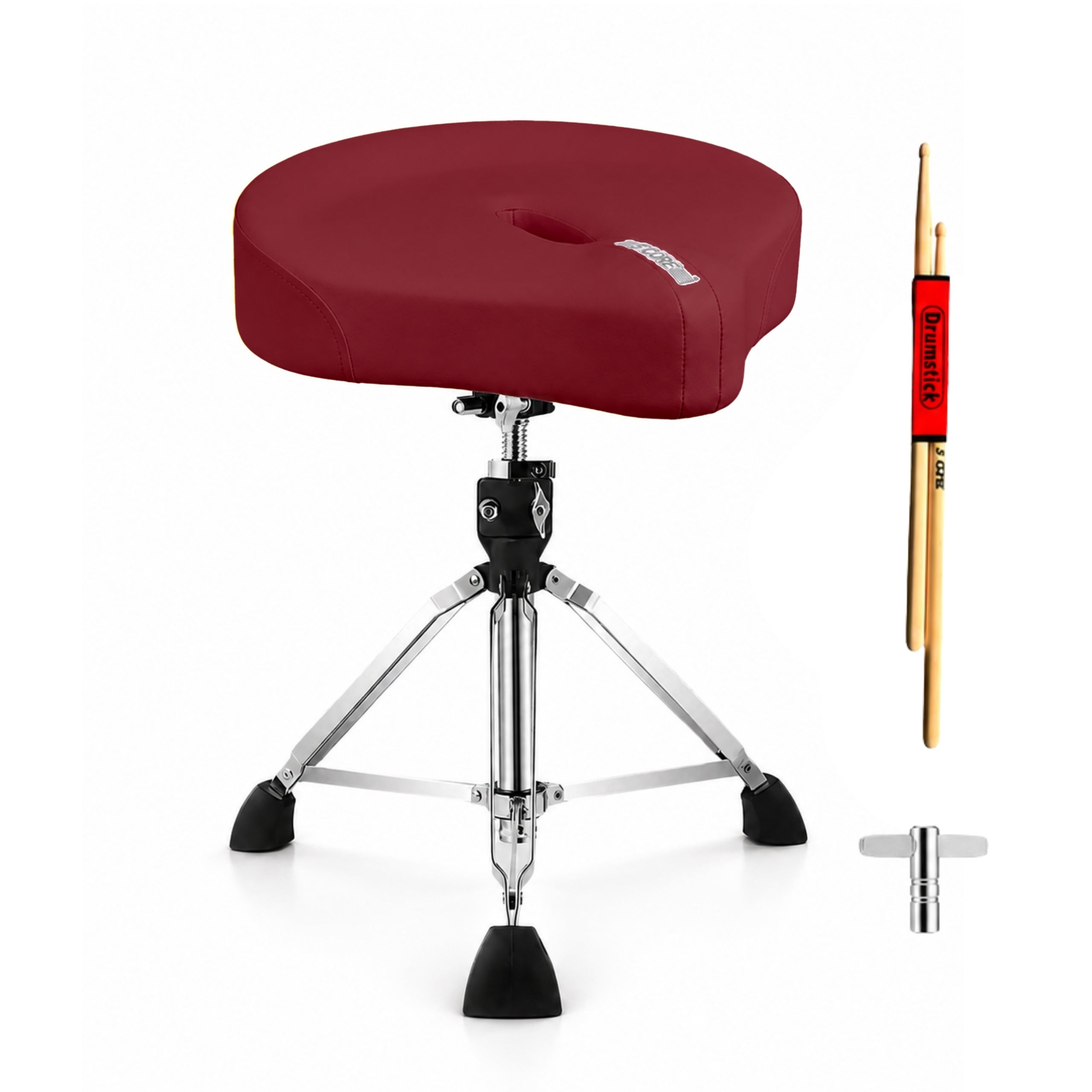 Taburete de baterista ergonómi - Drum Throne Adjustable reseña y precio
