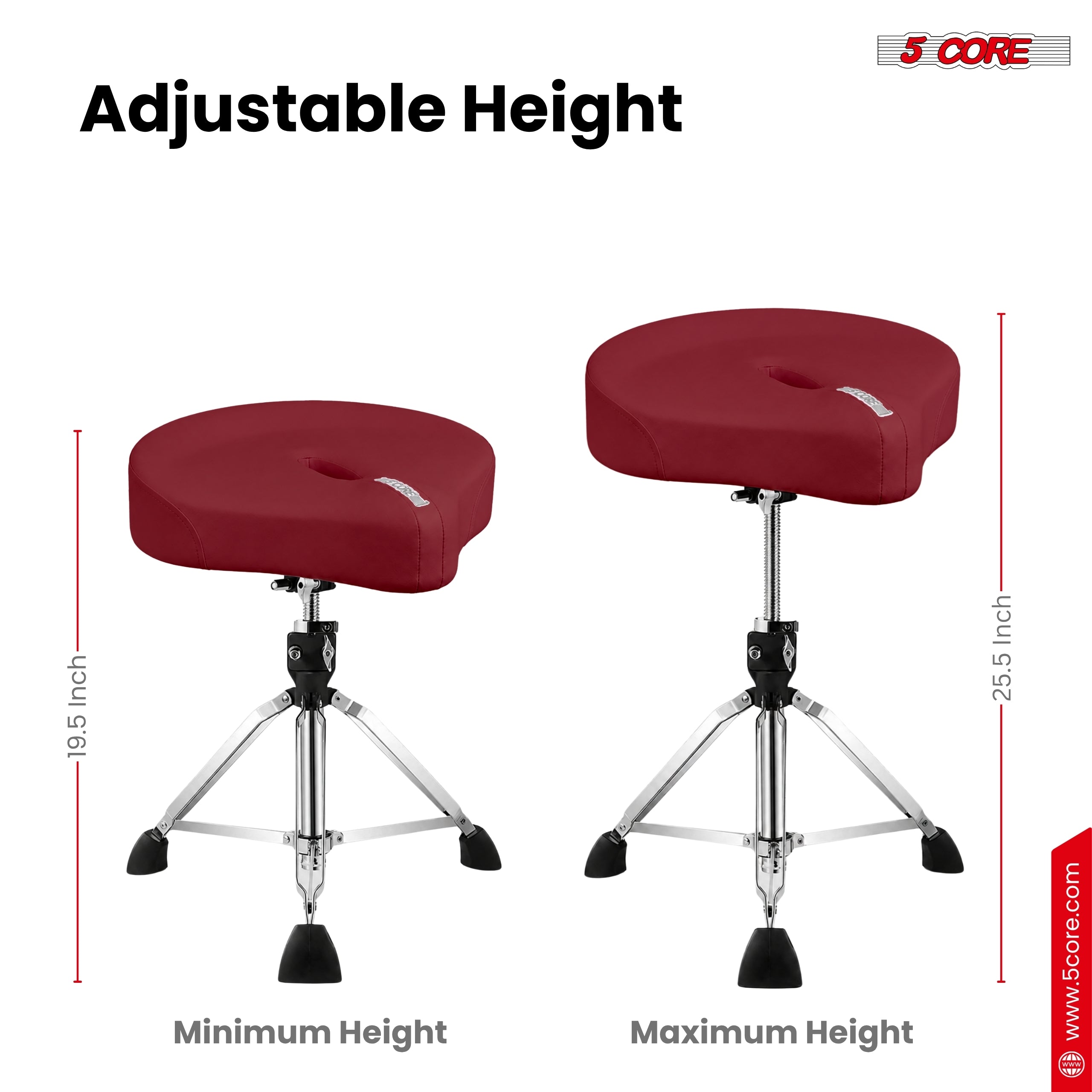Taburete de baterista ergonómi - Drum Throne Adjustable reseña y precio