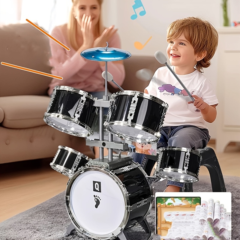Teen Rock Drum Kit - Mini jueg - Electronic Drum Kit For Kids reseña y precio