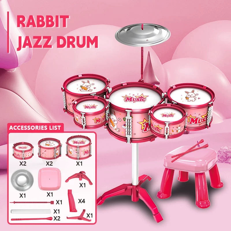 Juego de batería para niños, j - Electronic Drum Kit For Kids reseña y precio