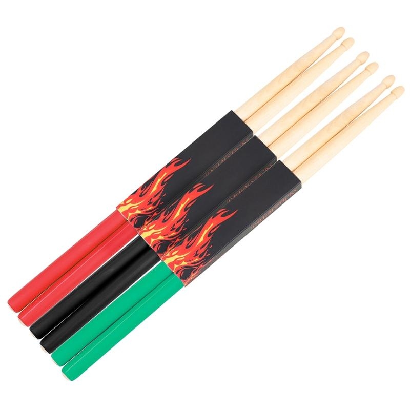 U2JB 3 pares tambores 5A 5a Ma - Drumsticks 5A Maple reseña y precio