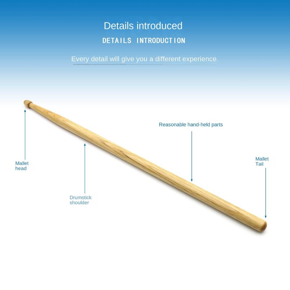 1 Par de Baquetas 5A/7A Clásic - Drumsticks 5A Maple reseña y precio