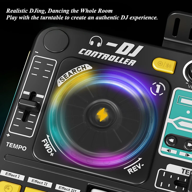 Mezclador de DJ para niños con - Electronic Drum Kit For Kids reseña y precio