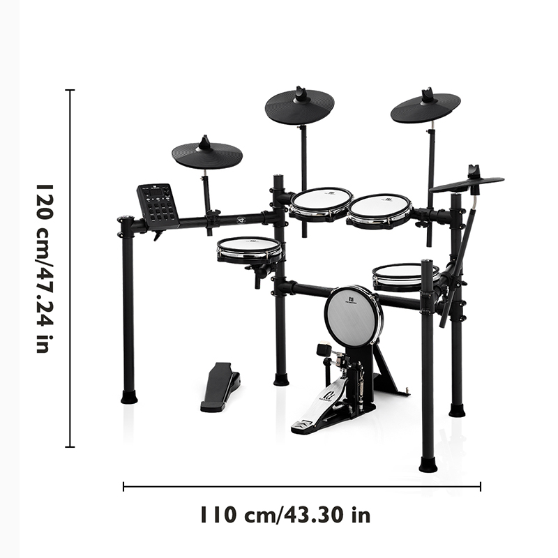 Batería electrónica de malla d - Electronic Drum Kit For Kids reseña y precio