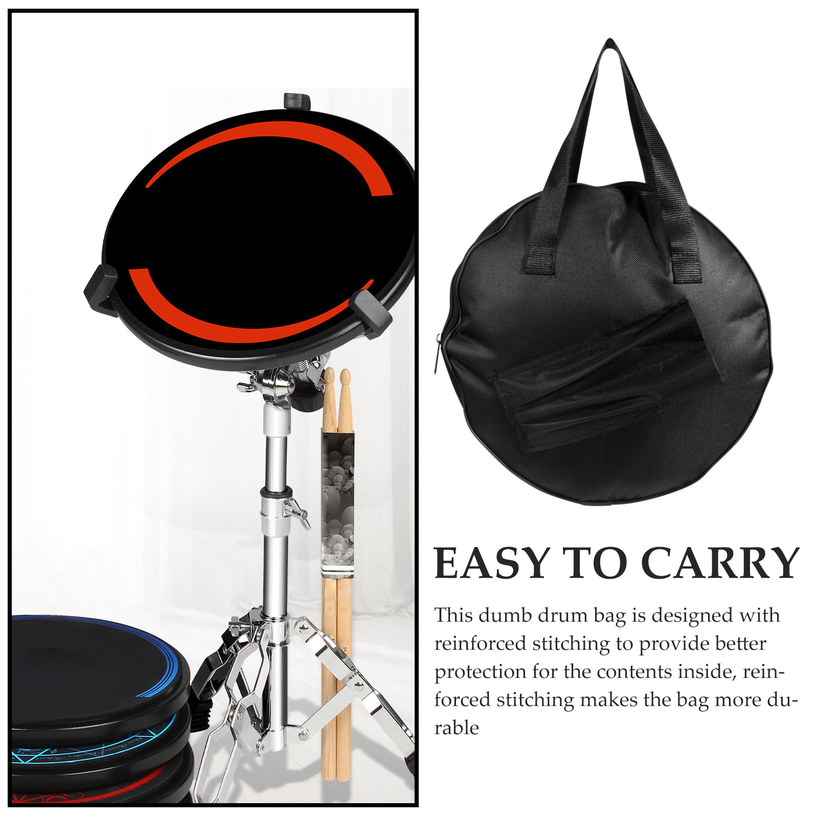 Bolsa de transporte para bater - Drum Practice Pad reseña y precio