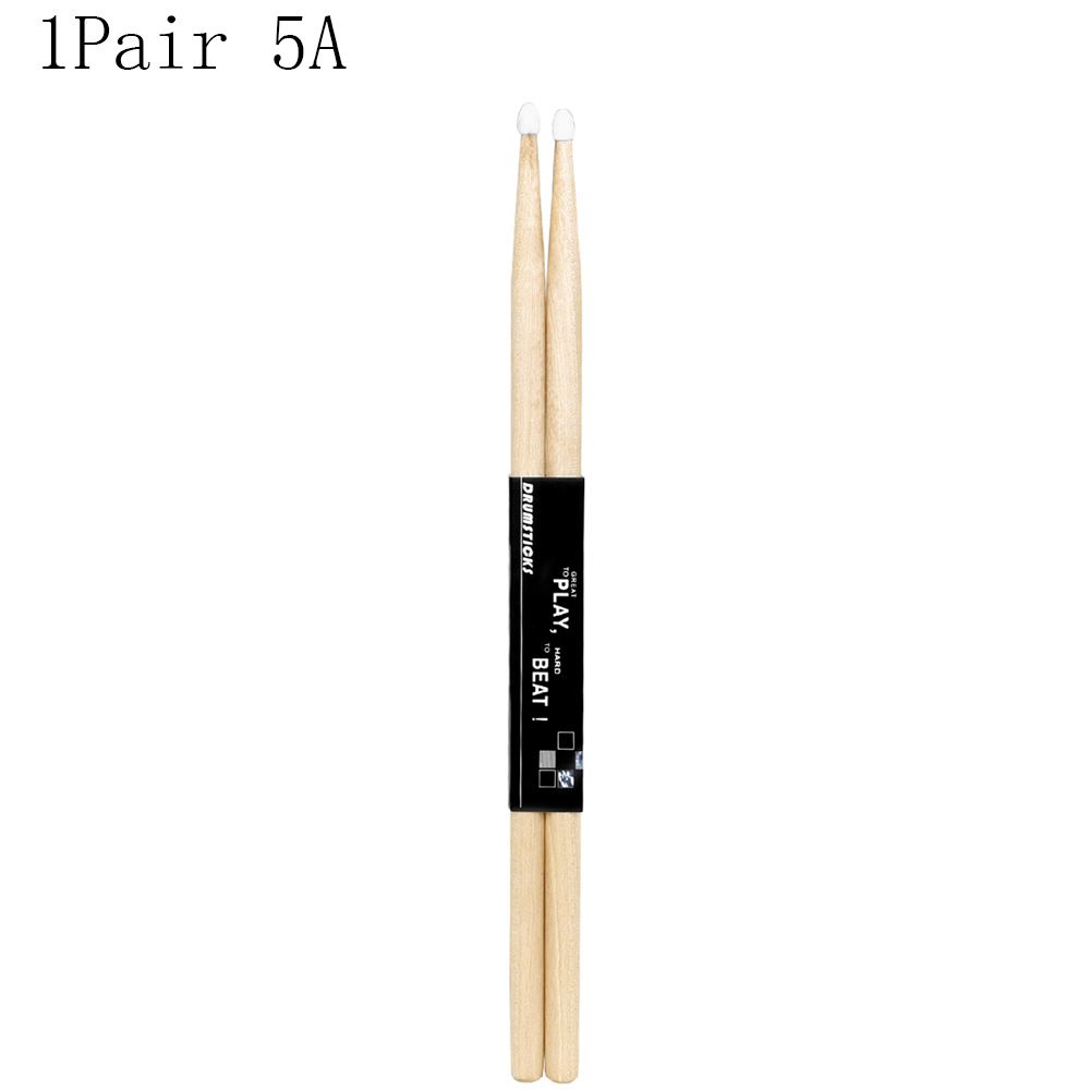 IRIN 1/5/10 pares 5A/7A baquet - Drumsticks 5A Maple reseña y precio